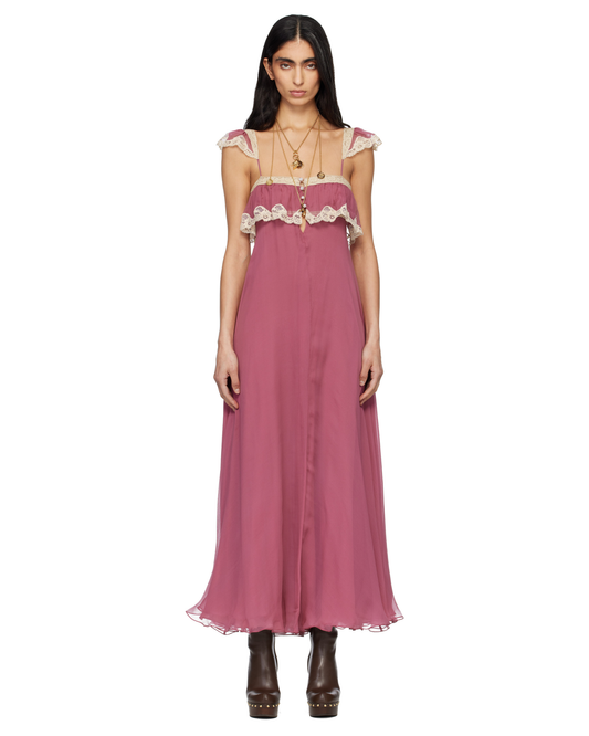 Flowy Lace Maxi Dress